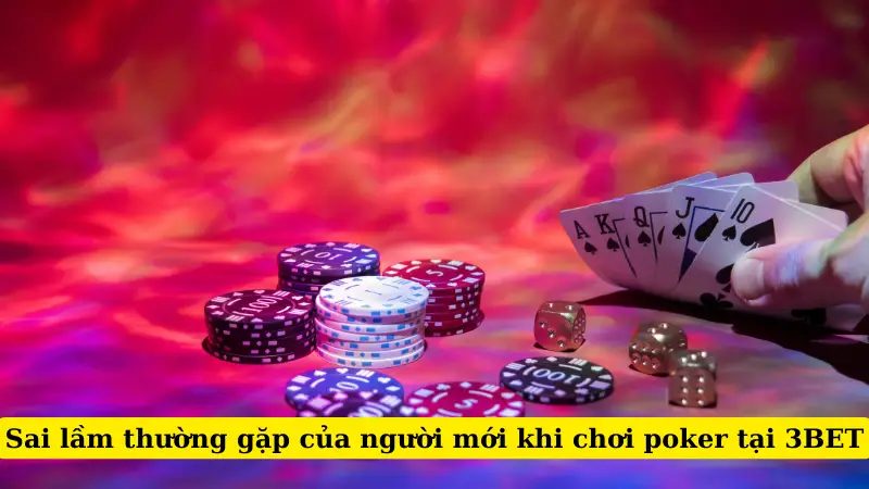 Sai lầm thường gặp của người mới khi chơi poker tại 3BET