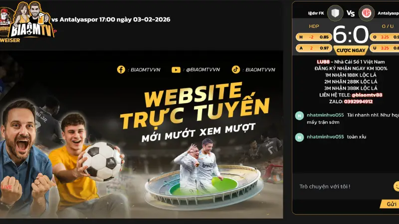 Giao diện thông minh, dễ thao tác